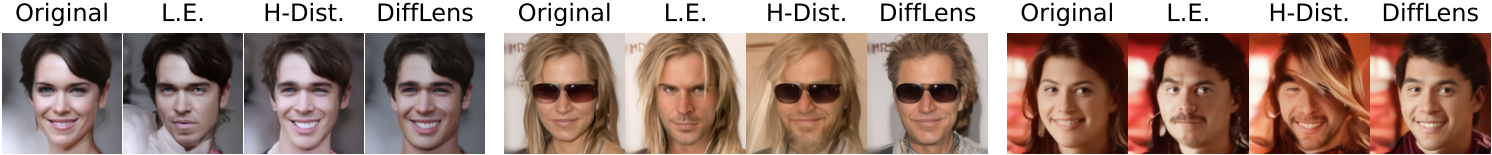 Gender debiasing results